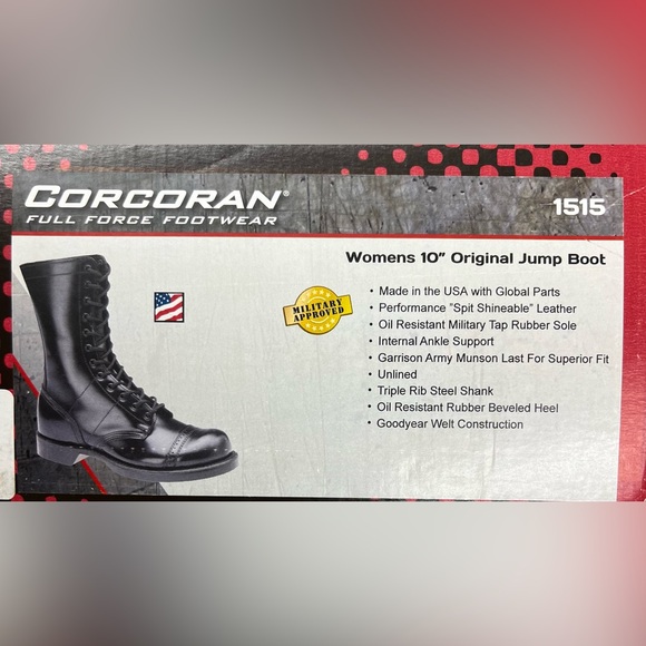 Corcoran full force foot wear. Women’s size 6.5. Black boots. - Picture 3 of 5